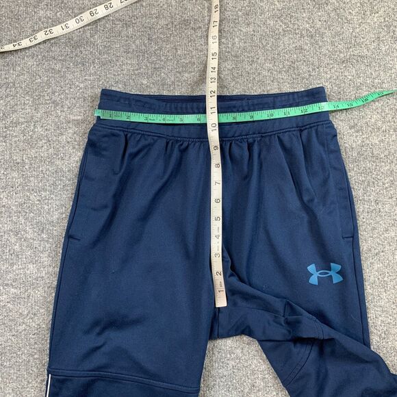 Under Armour Training Pants Mens S Navy Loose Project Rock Fleece Tapered Track - Picture 4 of 12